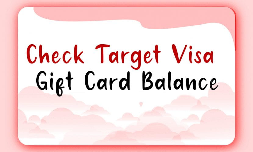 Check Target Visa Gift Card Balance and View History